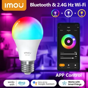 IMOU – ampoule intelligente WiFi, lumière Led à intensité variable, 16 millions de couleurs rvb, bougie B5, commande vocale, Alexa Google Home IMOU – ampoule intelligente WiFi, lumière Led à intensité variable, 16 millions de couleurs rvb, bougie B5, commande vocale, Alexa Google Home