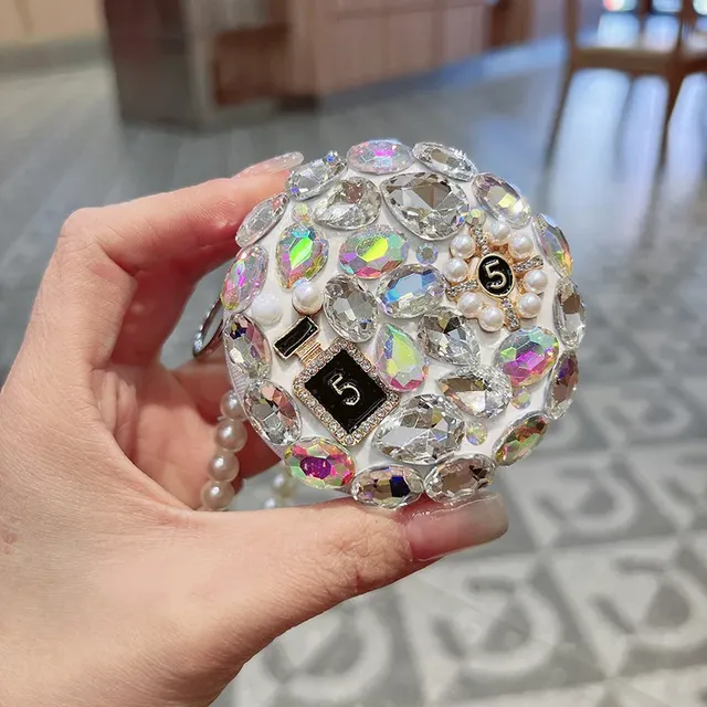 Miroir de maquillage en diamant scintillant – vue 5