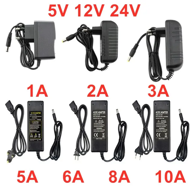 Adaptateur d'alimentation AC 110V - 220V DC 5V 12V 24 V