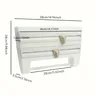 Organisateur mural cuisine compact plastique blanc gris… – vue 3
