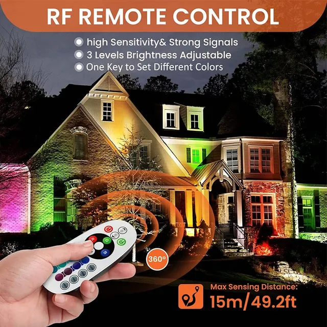 Lumière de puits extérieure RGB 12V – vue 3