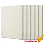 Panneaux acoustiques auto-adhésifs pour studio, 6 pièces, 300x400x9mm, rectangulaires, insonorisation, isolation phonique, maison, KTV, mur, plafond