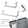 Porte serviettes acier inox brossé noir mat suspendu… – vue 3