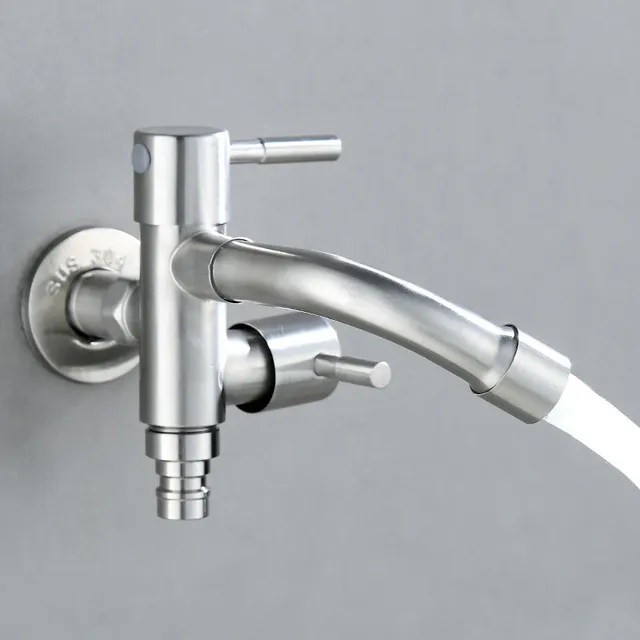 Robinet mural rotatif multifonctionnel inoxydable… – vue 2