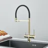 Robinet d'eau potable en or brossé pour touristes – vue 3