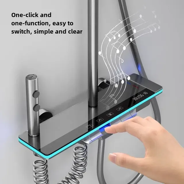 Système de douche de luxe pour salle de bains – vue 2