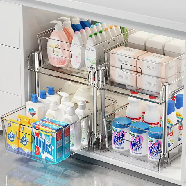 Organisateur rangement sous évier modulable empilable… – vue 2