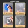 Support mural adhésif douchette main orientable réglable… – vue 3