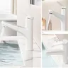 Robinet de lavabo de salle de bains noir – vue 6