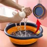 Bassine pliable portable silicone souple empilable peu… – vue 5