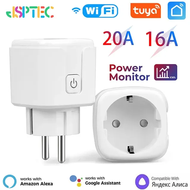 Tuya-Prise intelligente WiFi avec surveillance de…