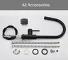 Robinet de cuisine noir flexible à nervures – vue 5