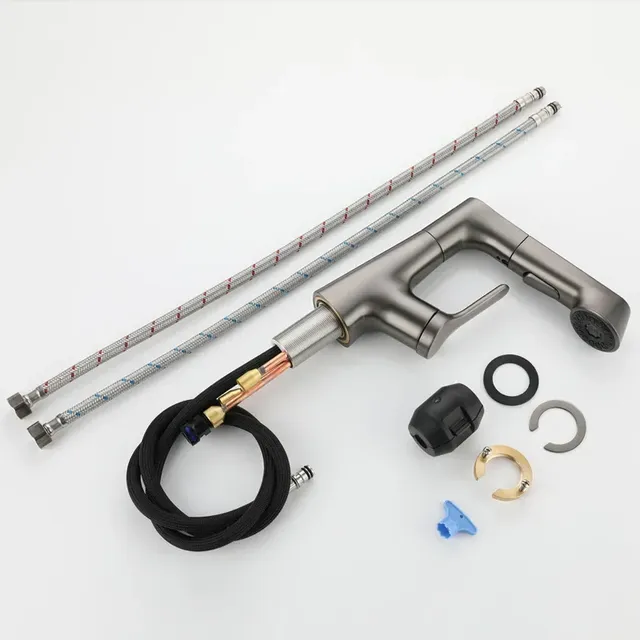 Mitigeur évier monocommande bec extractible inox brossé… – vue 5