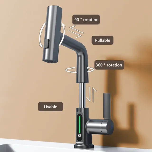 Robinet de lavabo cascade – vue 6
