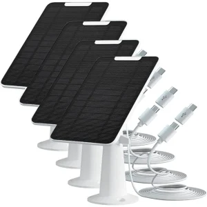 Panneau solaire étanche haute efficacité pour caméra Eufycam S300/2/2 Pro/2C/2C Pro/C210/S330/S340/E340/E/E20/E40/L20/L40/S40, etc. Panneau solaire étanche haute efficacité pour caméra Eufycam S300/2/2 Pro/2C/2C Pro/C210/S330/S340/E340/E/E20/E40/L20/L40/S40, etc.