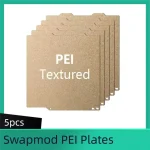 ABJN-pour laboratoire de bambou A1 Mini série 5 pièces impression 3D ressort acier plaque Pei panneau d&rsquo;impression 184X184x0.6Mm précis efficace