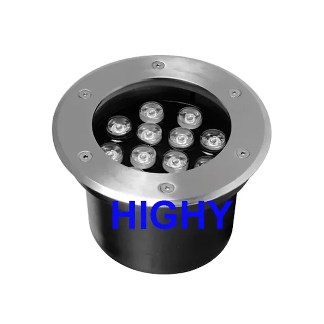Spot lumineux LED RGB encastrable dans le sol avec… – vue 3