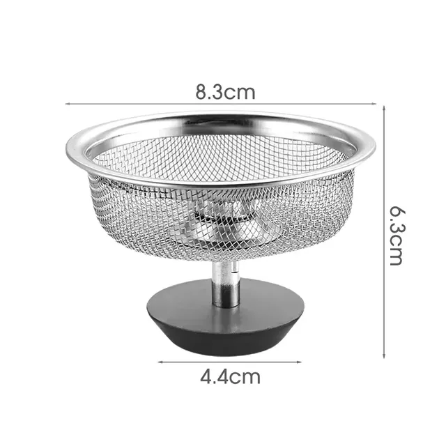 Filtre d'évier de cuisine en acier inoxydable – vue 6