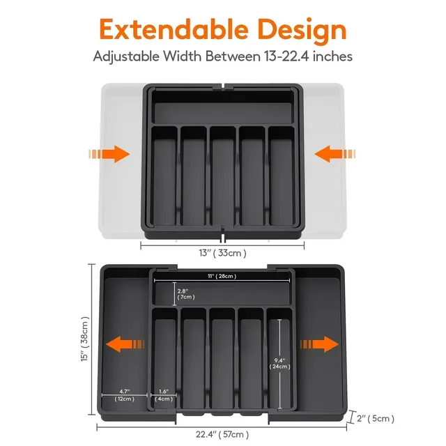 Organisateur tiroir extensible modulable réglable… – vue 4