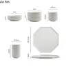 QuePlate-Assiette à dessert cylindrique en céramique – vue 5