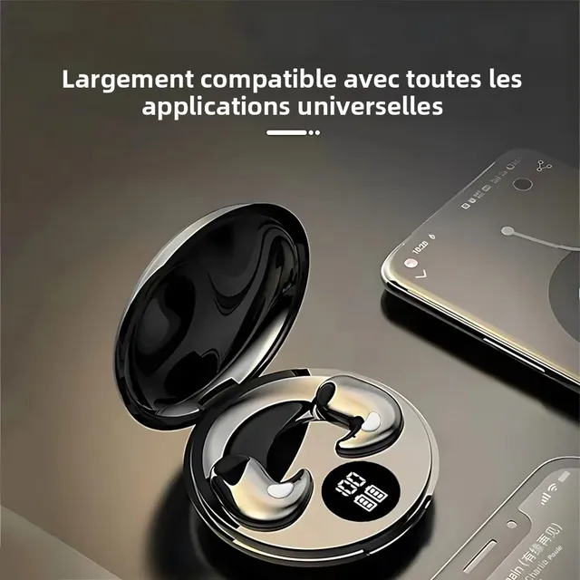 B13 Bluetooth sommeil écouteurs sans fil casque 5.3 avec… – vue 5