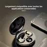 B13 Bluetooth sommeil écouteurs sans fil casque 5.3 avec… – vue 5