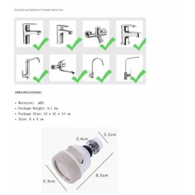 Mousseur robinet cuisine économique eau… – vue 7