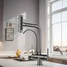 Robinet de cuisine moderne trois en un à double usage en… – vue 5