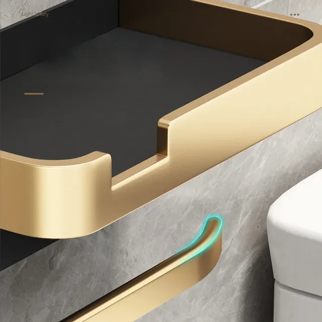 Porte-rouleau de papier toilette en aluminium – vue 4