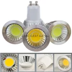 Ampoule GU10 Super brillante, variable, chaud/blanc, 85-265V, 6W, 9W, 12W, 15W, 18W, lampe GU10 COB, projecteur LED GU10/E27/E14