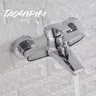 Mitigeur monocommande mural chromé bec cascade plat… – vue 2