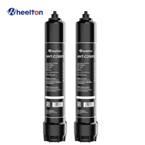 Cartouche de remplacement de cartouche filtrante WHT-C201000 Purificateur d&rsquo;eau à haut débit commercial Cartouche filtrante à charbon actif à fibre