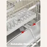 Égouttoir d'évier de cuisine en acier inoxydable – vue 2