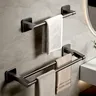HOHand-Porte-serviettes mural noir T1 – vue 1