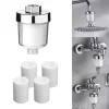 Kits de purificateur de sortie d&rsquo;eau, filtre de robinet universel pour cuisine salle de bains douche filtre domestique PP coton haute densité Practica