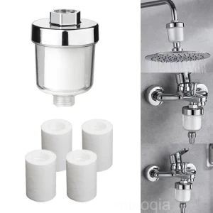 Kits de purificateur de sortie d&rsquo;eau, filtre de robinet universel pour cuisine salle de bains douche filtre domestique PP coton haute densité Practica