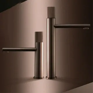 Robinet de lavabo en or Rose brossé