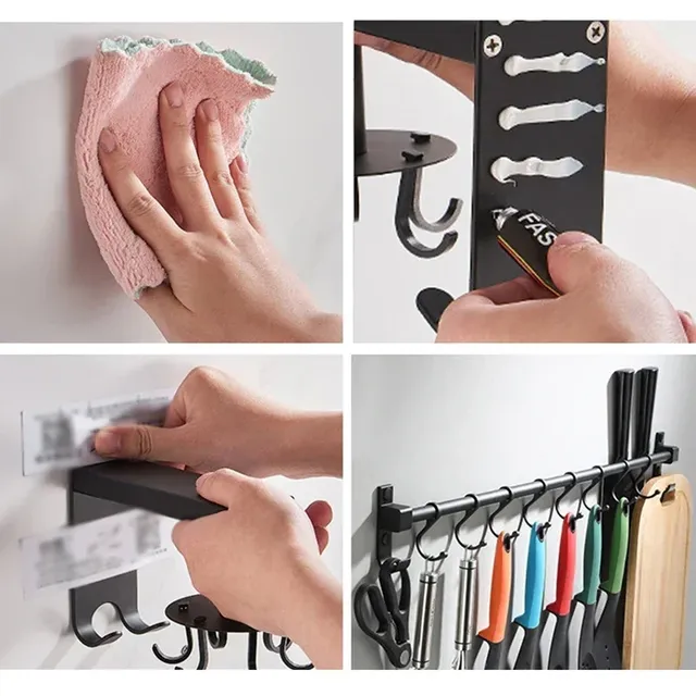 Organisateur de matériel cintre de cuisine 6/8 crochets… – vue 6