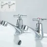 Robinet de salle de bains chromé Premium