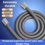 Tuyau de douche Flexible G1/2 pouces, 1.5m/ 2m, tuyau de salle de bains, pomme d&rsquo;eau, pomme de douche, outil, accessoires de salle de bains et de douche