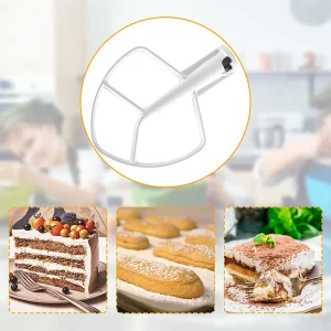 B82B-2X K5AB K5SS mélangeur de cuisine batteur plat enduit, remplacement pour mélangeur Kitchenaid W10807813,9707670 accessoires B82B-2X K5AB K5SS mélangeur de cuisine batteur plat enduit, remplacement pour mélangeur Kitchenaid W10807813,9707670 accessoires