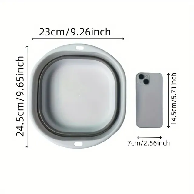 Lavabo pliable en Silicone – vue 5
