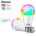 Tuya 10W-18W WiFi ampoule intelligente E27 RGB lampe à LED intelligente variable blanc chaud lampe de nuit Google Home Alexa commande vocale