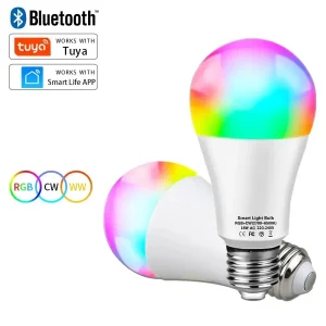 Tuya 10W-18W WiFi ampoule intelligente E27 RGB lampe à LED intelligente variable blanc chaud lampe de nuit Google Home Alexa commande vocale Tuya 10W-18W WiFi ampoule intelligente E27 RGB lampe à LED intelligente variable blanc chaud lampe de nuit Google Home Alexa commande vocale