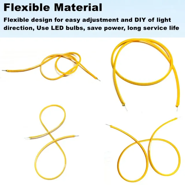 LED même fin Filament Flexible Ultra mince 3V spirale… – vue 4