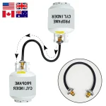 Pont de remplissage mutuel de 60cm, tube de raccordement à intervalles de propane, tuyau de pont précieux, fournitures de camping