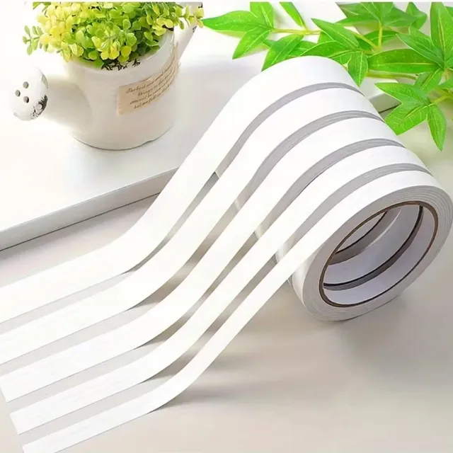 Bordure précollée pvc blanc lisse souple faible largeur… – vue 6