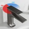 Robinet mitigeur d'eau chaude et froide gris – vue 4