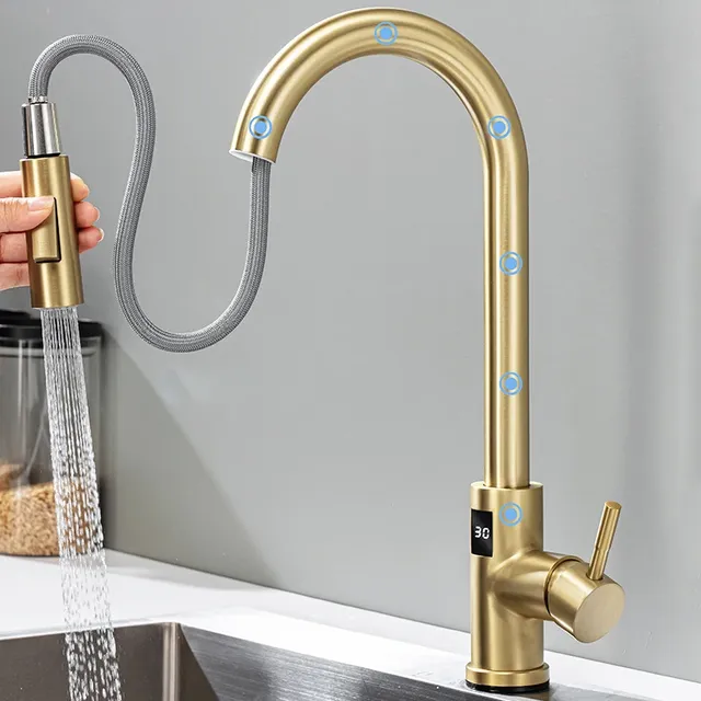 Smart Touch Kitchen Faucet with Motion Sensor Hot Cold… – vue 2
