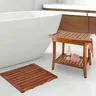Tapis de bain de luxe en teck – vue 6